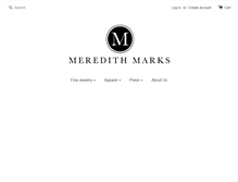 Tablet Screenshot of meredithmarks.com